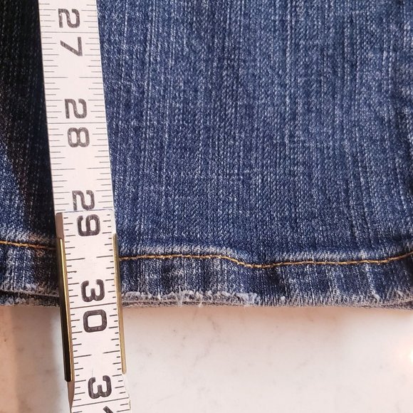 Levi's Red Tab size 29 straight low rise blue vintage y2k - Picture 7 of 11